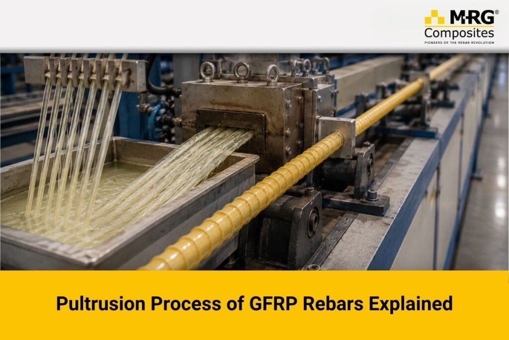 Pultrusion Process of GFRP Rebars Explained